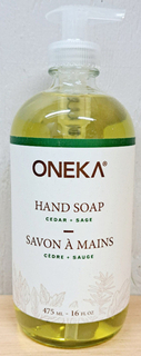 Oneka Hand Soap Cedar Sage thumbnail