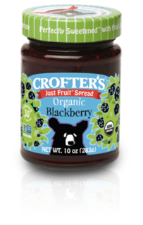 Just Fruit Spread - Blackberry Organic (Crofters)