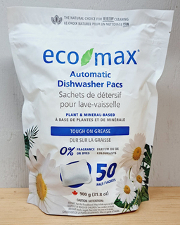 Ecomax Auto dish pacs no Fragrance 900g thumbnail