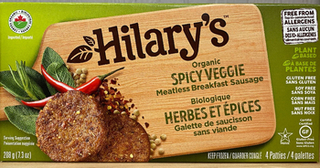 Hilary's Veggie Breakfast Sausage - Spicey Veggie