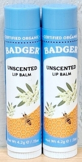Badger Unscented lip balm thumbnail