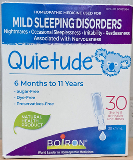 Boiron Mild Sleep Disorder Quietude 6-11 months thumbnail