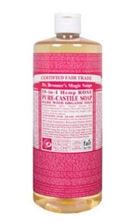 Castile Liquid Soap - Rose (Dr. Bronner)