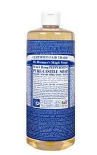 Castile Liquid Soap - Peppermint (Dr. Bronner)