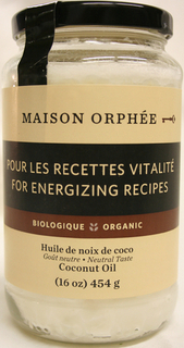Coconut Oil NEUTRAL 454g (Maison Orphee) thumbnail