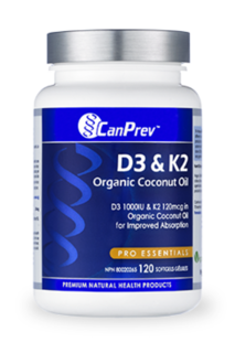 Vitamin D3 & K2 - Softgels (CanPrev)