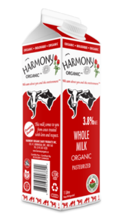 Milk - 1L Carton - 3.8% (Harmony)